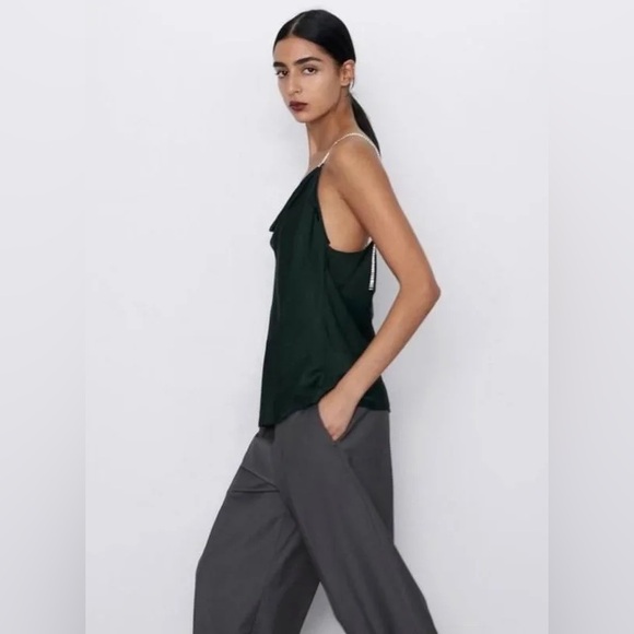 Zara Hunter green going out too with bling straps - Picture 4 of 12